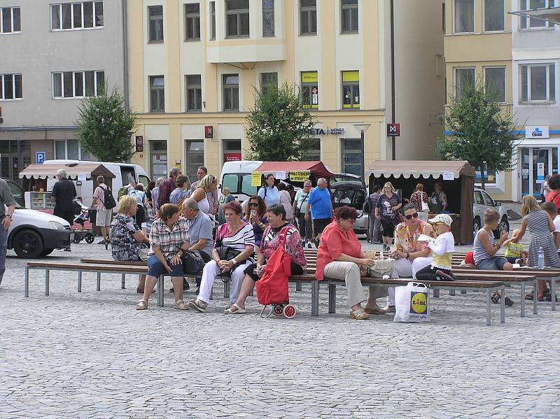 Náměstí v Havlíčkově Brodě v sobotu patřilo trhům.