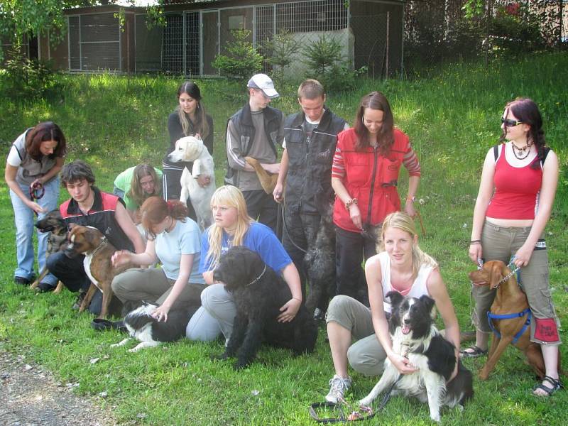 Závěrečné ročníkové přezkoušení studentů chovatelství.