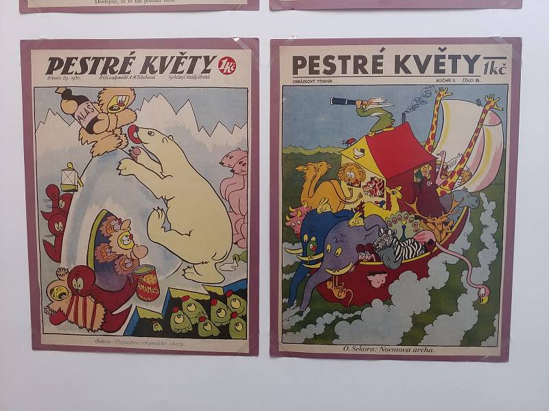Nová výstava brněnského Moravského zemského muzea představuje rozsáhlou tvorbu spisovatele a ilustrátora Ondřeje Sekory, autora Ferdy Mravence.