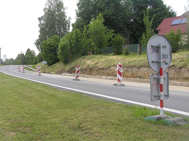 Stavba kruhového objezdu v Přibyslavi už začala