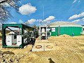 V bioplynové stanici v Herálci budou místo elektřiny vyrábět i bioplyn. Využije ho Jihlava k pohonu autobusů. Foto: poskytla Farma Herálec