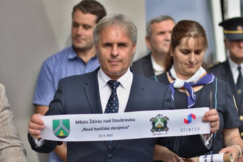 Slavnostní otevření nové zbrojnice ve Ždírci.