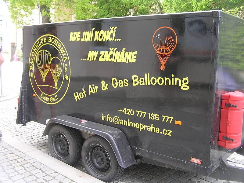 Miloš Kovář před cestou s balonem do Německa