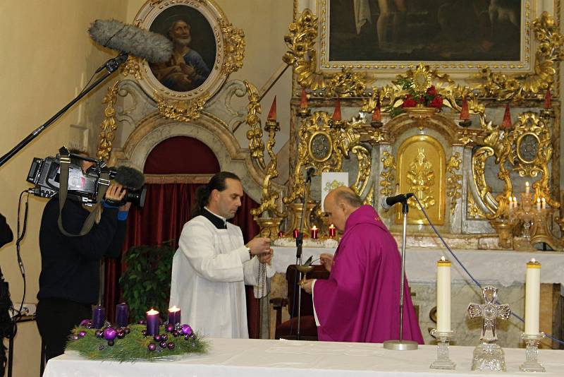 Svěcení varhan v kostele sv. Jana Křtitele v Krásné Hoře.