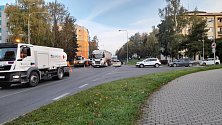Takhle situace v Masarykově ulici vypadala v úterý 17. října kolem osmé hodiny ranní.
