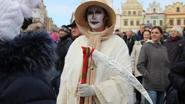 Masopustní průvod v Havlíčkově Brodě.