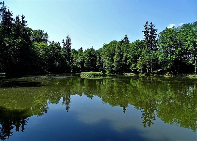 Zámecký park ve Světlé nad Sázavou