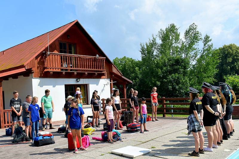 Letní prázdninové soustředění si užili členové dětského folklorního souboru Kalamajka z Havlíčkova Brodu.