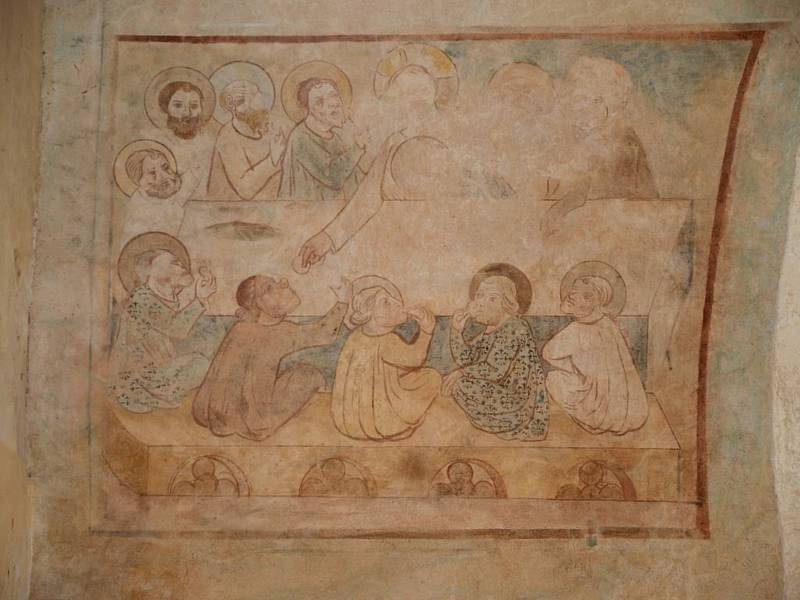 Kostel svaté Markéty skrývá cenné nástěnné malby z doby Václava IV.