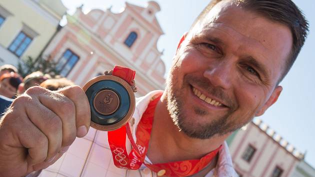 Bývalý český zápasník v řecko-římském stylu Marek Švec z Havlíčkova Brodu má vysněný olympijský bronz.