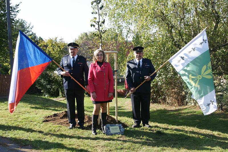 Sto let výročí republiky v Jeřišně na Havlíčkobrodsku.