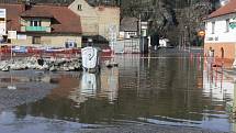 Záplavy na jaře 2006 na Vysočině.