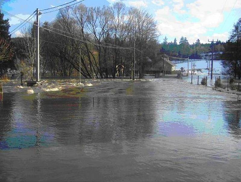 Záplavy na jaře 2006 na Vysočině.