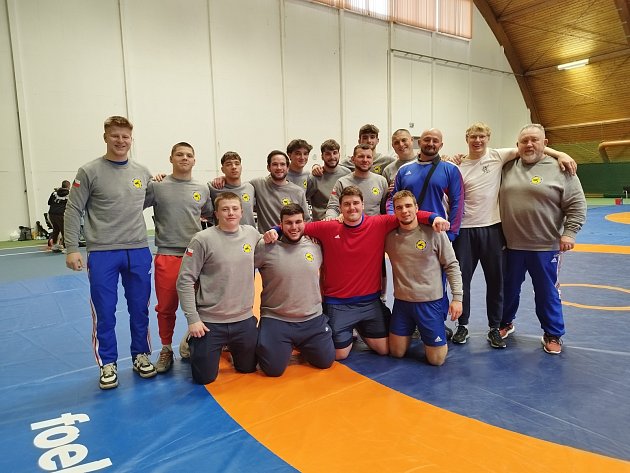 Zápasníci z Havlíčkova Brodu skončili v prvním kole ligy mužů na druhém místě
