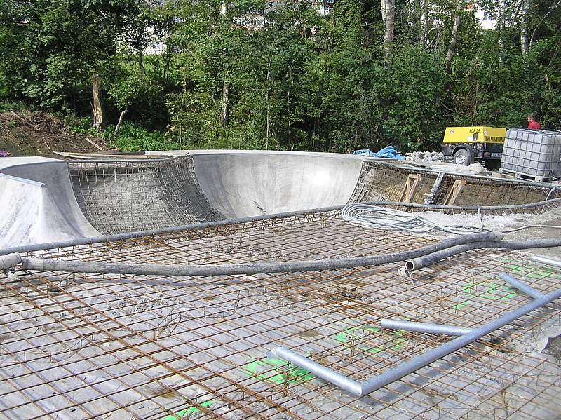 Skatepark u Sázavy v době největší slávy.