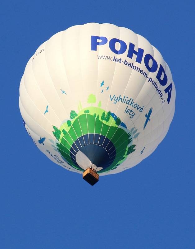 Balon nad Vysočinou.