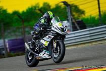 Havlíčkobrodský motocyklista Michal Prášek (na snímku) si odbyl ostrou premiéru v letošním ročníku mezinárodního šampionátu v Německu.