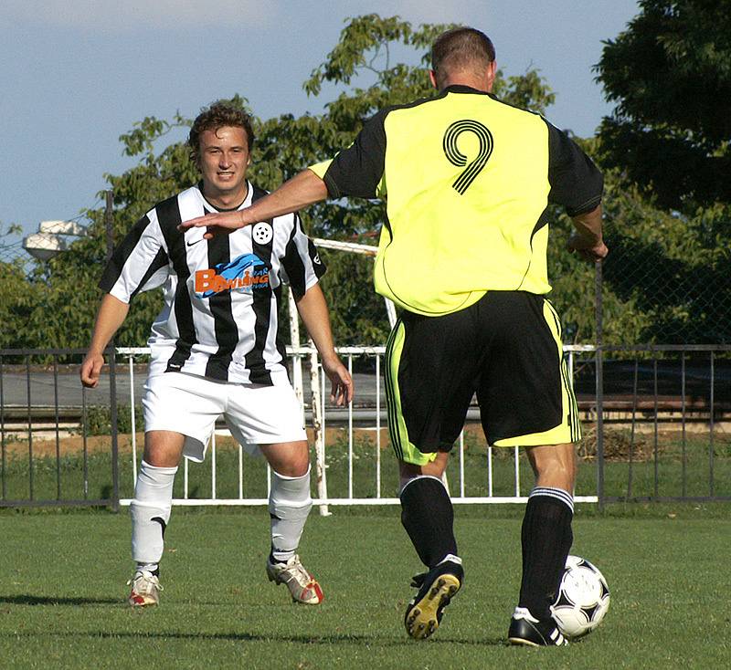 Z fotbalového utkání SK Chrudim - Žamberk 0:2.