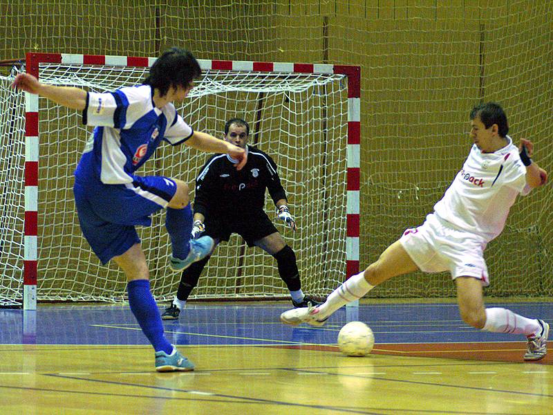 Z futsalového derby Era-Pack Chrudim -Torf Pardubice. 