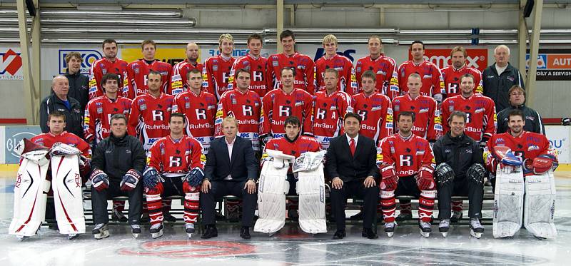 Mužstvo nováčka první hokejové ligy HC Chrudim před sezonou 2008/2009