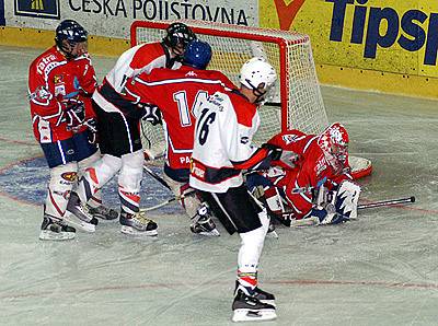 Z utkání Pardubice B - Kurikka.