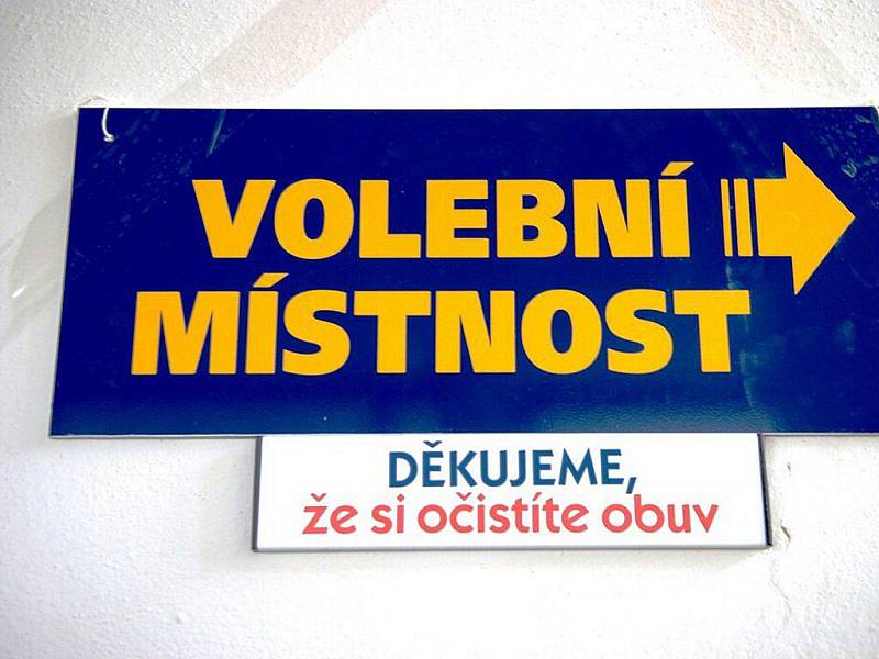 Volební místnosti se v pátek 15. října otevřely také v Třemošnici.