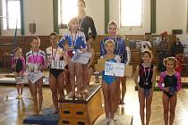 Děvčata z gymnastického oddílu TJ Sokol reprezentovala oddíl znamenitě. Zuzana Malinská získala stříbrnou medaili.