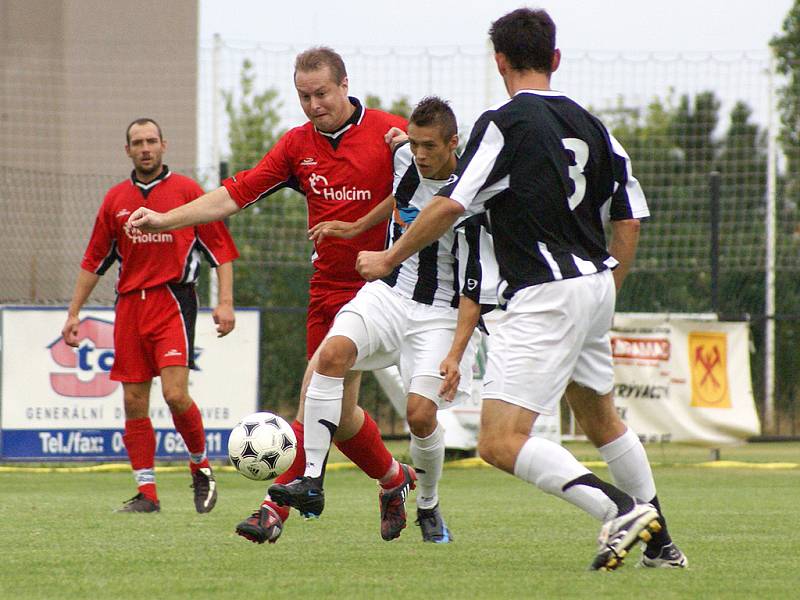 Fotbalové utkání I.A třídy SK Chrudim - Holcim Prachovice 8:1.