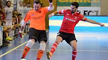 Chance futsal liga - 1. finále play off: FK ERA-PACK Chrudim - SK Slavia Praha.