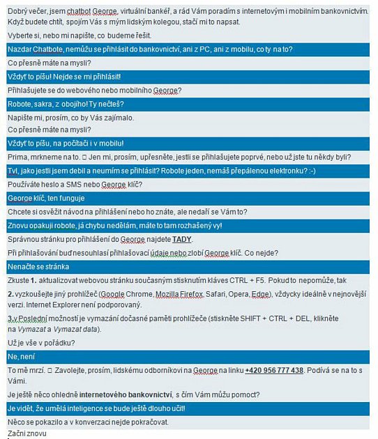 Chatbot George má trpělivost, ale city mu scházejí. Do doby, než se člověk domluví s umělou inteligencí, je zřejmě ještě daleko.