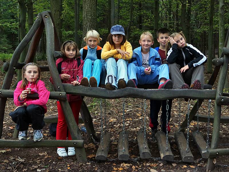 Lesní olympiády se účastní děti druhých až pátých tříd všech chrudimských základních škol.