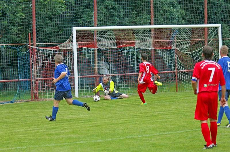 Z utkání III. okresní třídy Heřmanův Městec B - Orel 8:2.