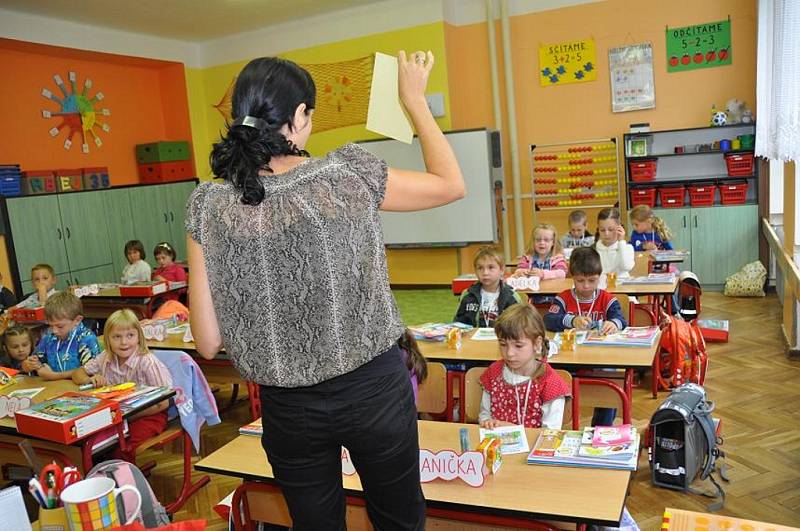 Zahájení školního roku na Základní škole Smetanova v Hlinsku.