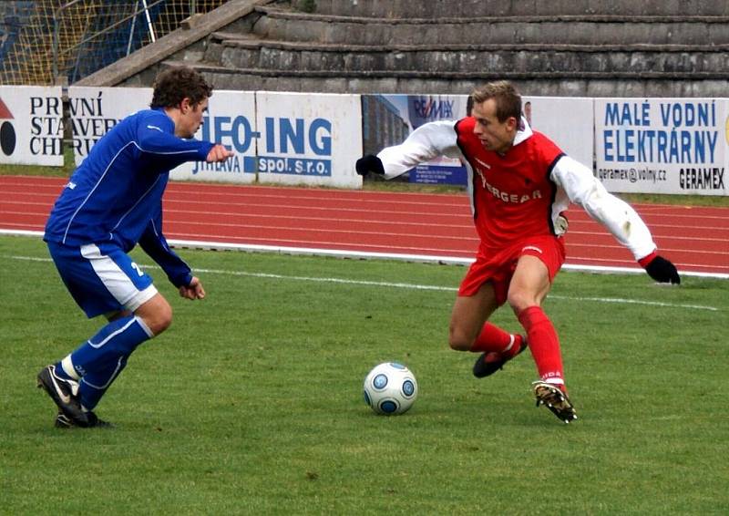 Z fotbalovéhu utkání divze Chudim - Náchod/Deštné 3:0.