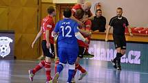 Chance futsal liga - 1. finále play off: FK ERA-PACK Chrudim - SK Slavia Praha.