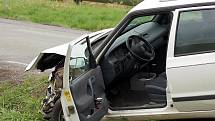 V pátek odpoledne se srazila dvě auta u Ostřešan