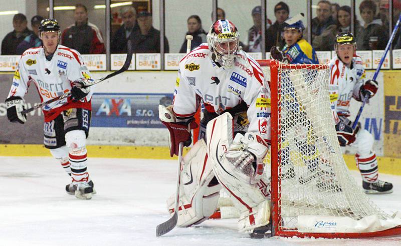 Z utkání HC Chrudim - Ústí nad Labem 2:4.