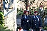 Pietní akce věnovaná vzpomínce a uctění památky vojáků všech válek a válečných konfliktů u pomníku Přísaha.
