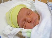 První dítě narozené letos v chrudimské nemocnici - Lucie Zuzaňáková.