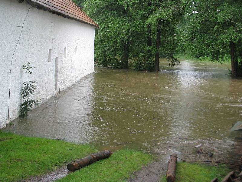 Záplavy na Chrudimsku, 25. 6. 2013 - Bošov