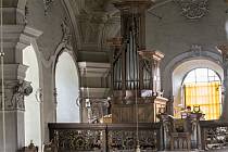 Varhany v děkanském kostele svatého Bartoloměje v Heřmanově Městci