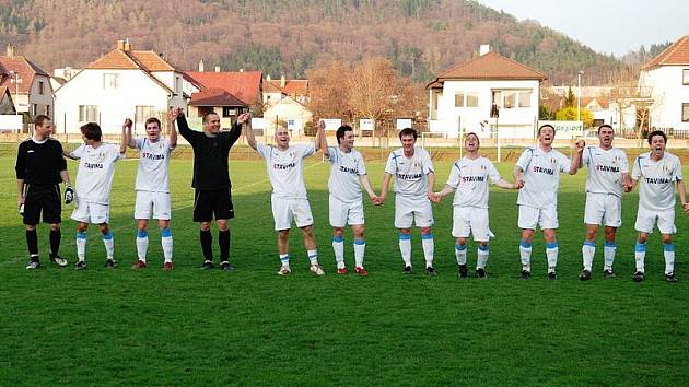 Z utkání krajského přeboru Třemošnice - Česká Třebová 4:0.