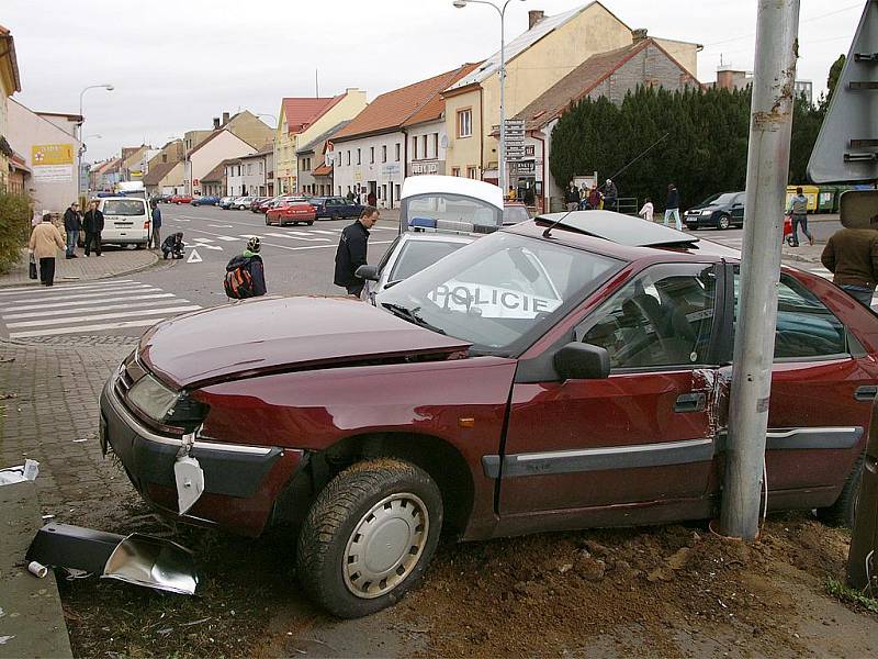 Policejní nehoda. 