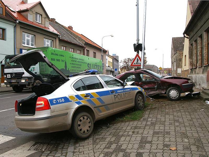 Policejní nehoda. 