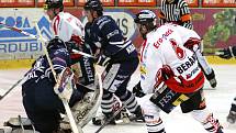 Chrudim prohrála v úvodním utkání play off I. hokejové ligy s Benátkami  2:3 po SN.