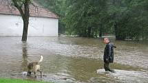 Záplavy na Chrudimsku, 25. 6. 2013 - Bošov