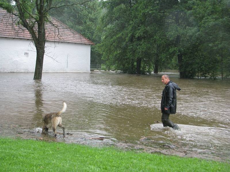 Záplavy na Chrudimsku, 25. 6. 2013 - Bošov