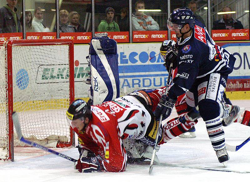 Z hokejového utkání I. hokejové ligy HC Chrudim - Benátky nad Jizerou 5:1.