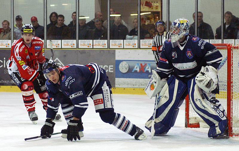 Z hokejového utkání I. hokejové ligy HC Chrudim - Benátky nad Jizerou 5:1.