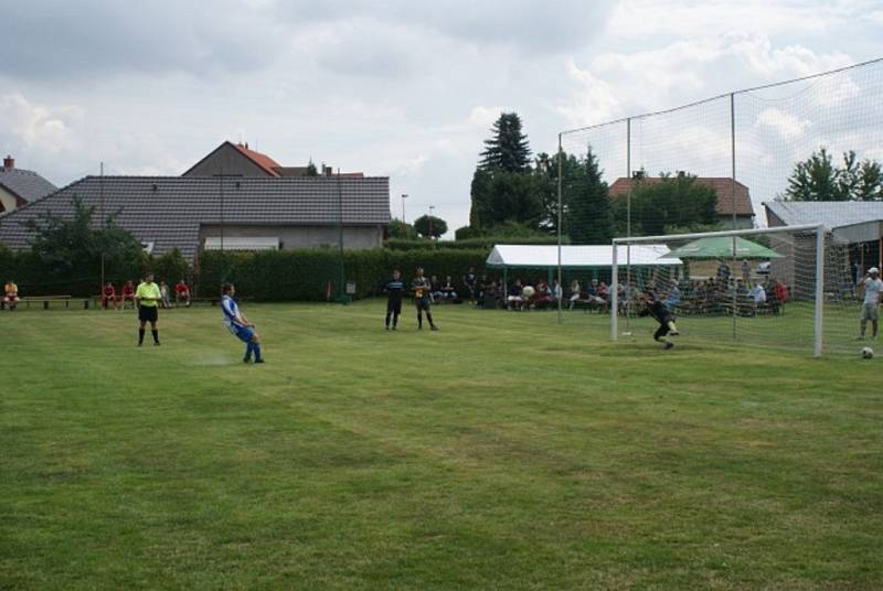 První ročník fotbalového Memoriálu Josefa Hrubeše v Městci.